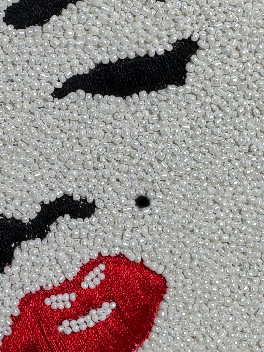 Vintage Mary Frances Beaded Marilyn Monroe Crossbody Clutch Art Bag -1 of a kind - Picture 9 of 9